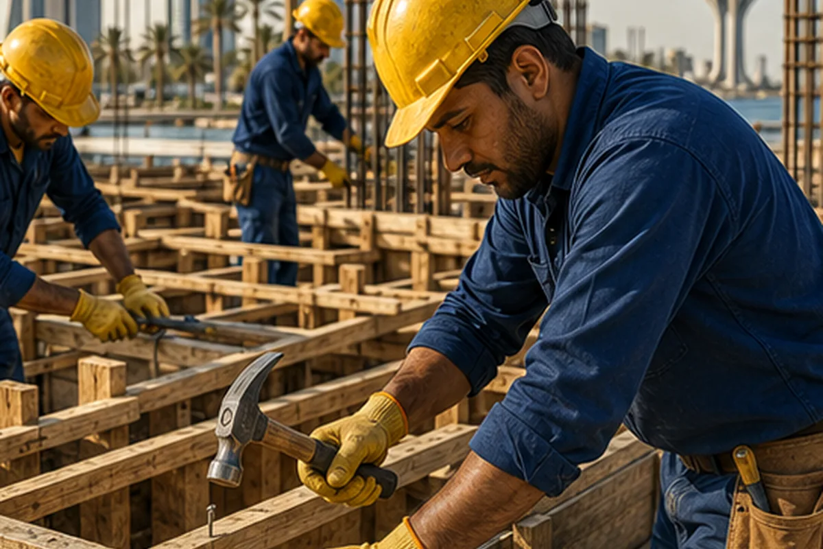 تخطيط توريد عمالة الإنشاءات لأصحاب الأعمال في الجبيل بالمملكة العربية السعودية