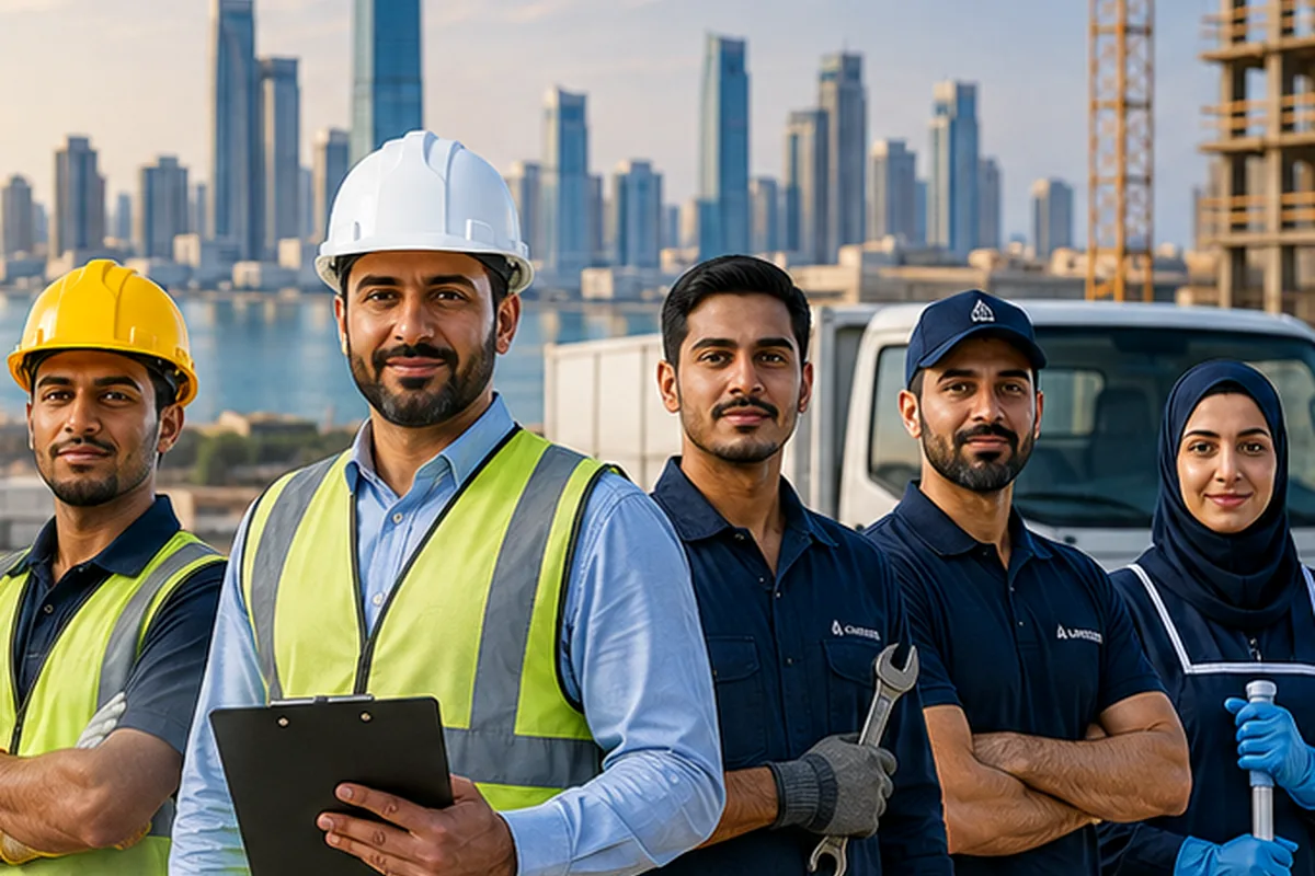 تخطيط توريد عمالة المشروعات والمواقع النائية لأصحاب الأعمال في الجبيل بالمملكة العربية السعودية